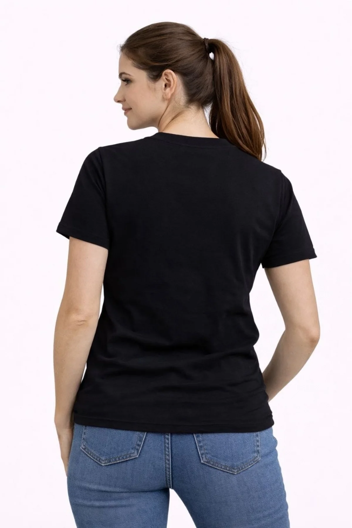 Kadın TÜRKİYE Baskılı Tişört Ay Yıldız 2026 Dünya Kupası Taraftar Forma T-Shirt - Siyah