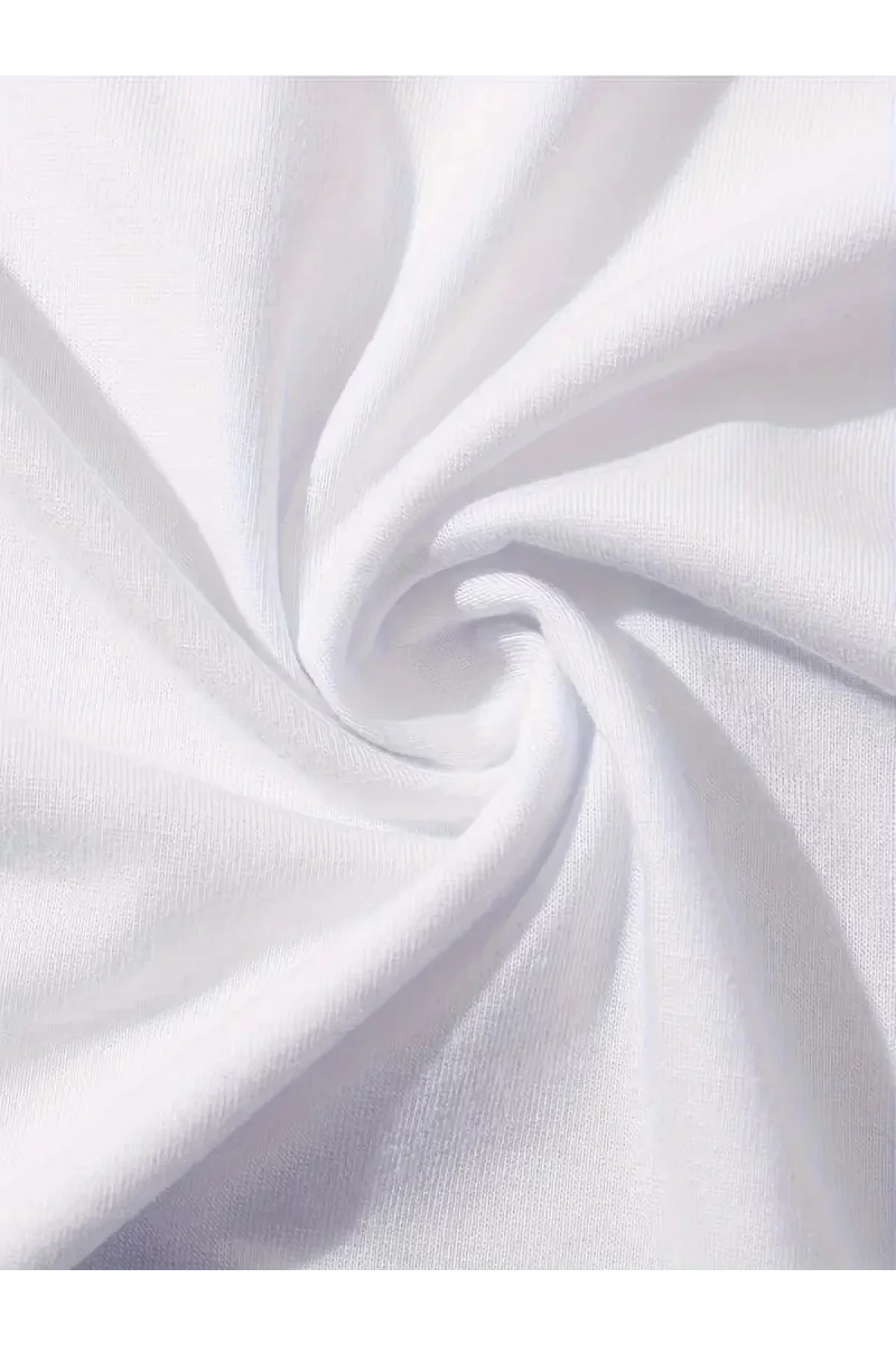 Brooklyn Harf Baskılı Düşük Omuzlu T-shirt, Rahat Kısa Kollu Bol T-shirt, Kadın Giyim - Beyaz