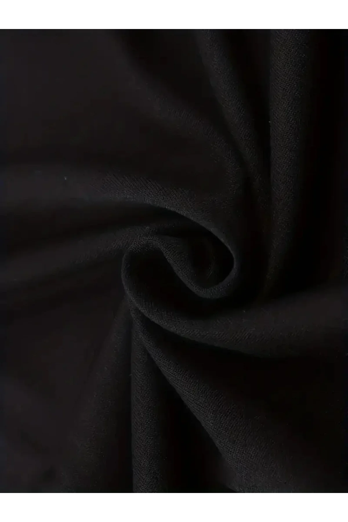 erkekler için Ön Arka Baskılı PERFECTLY günlük Kısa Kol tişört - Siyah