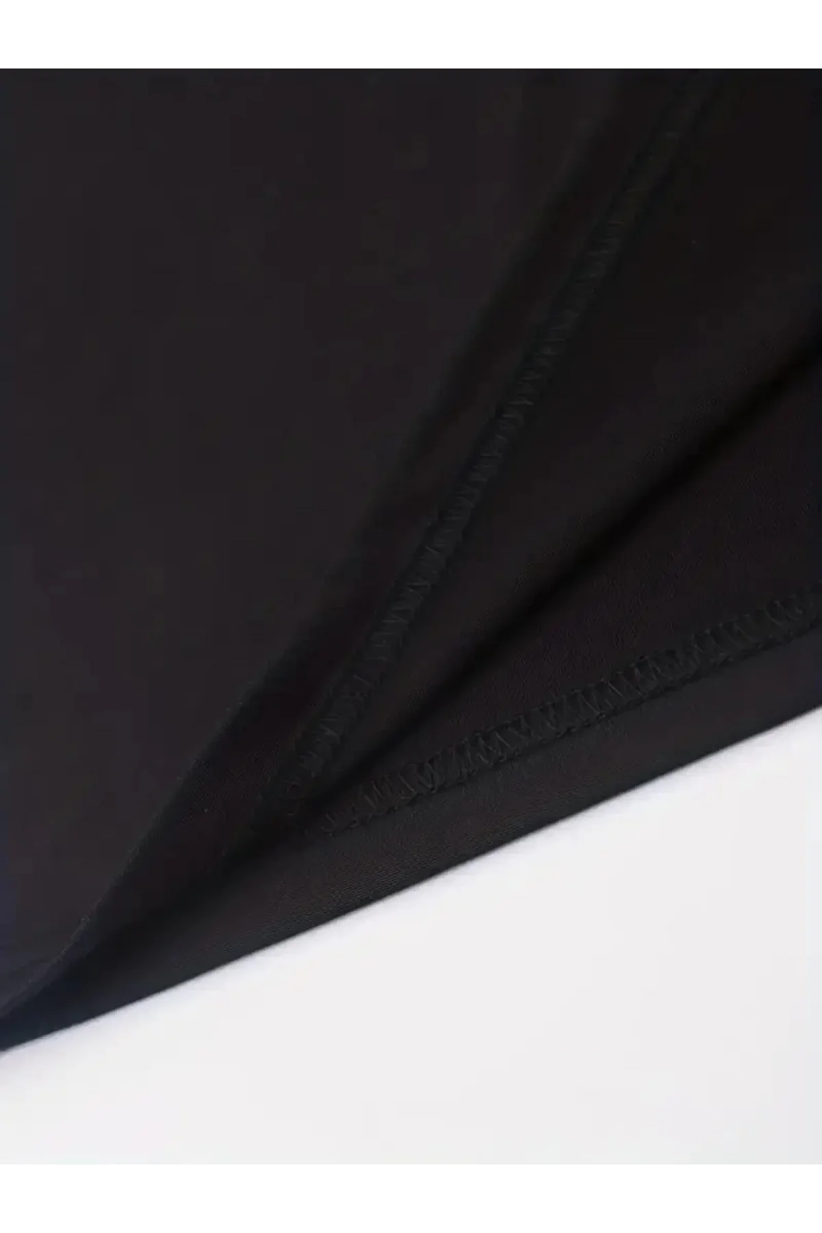 Sporda Günlük Hayata Giyilebilir GYM Baskılı Oversize Bisiklet Yaka Erkek T-shirt - Siyah