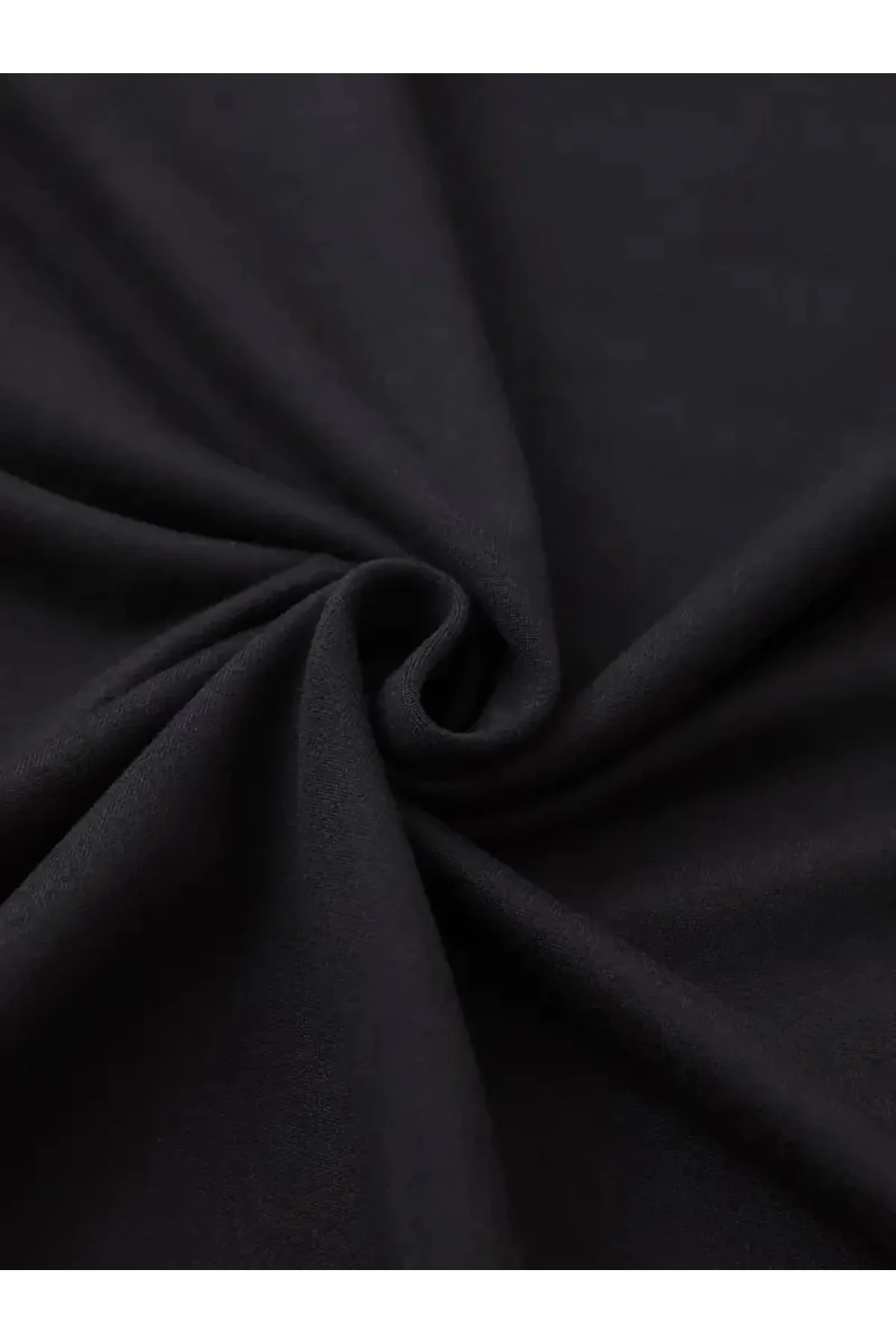 Leopar Desenli Fiyonklu Tişört - Rahat Polyester, Makinede Yıkanabilir, Bisiklet Yaka, Kadınlar için Yazlık Günlük Üst - Siyah