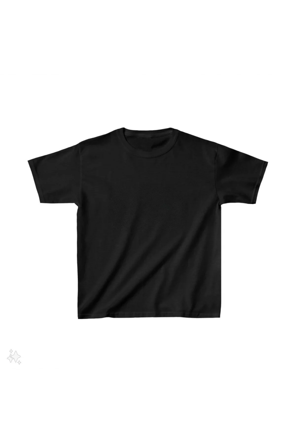 Çocuk Unisex Basic T-Shirt - Siyah