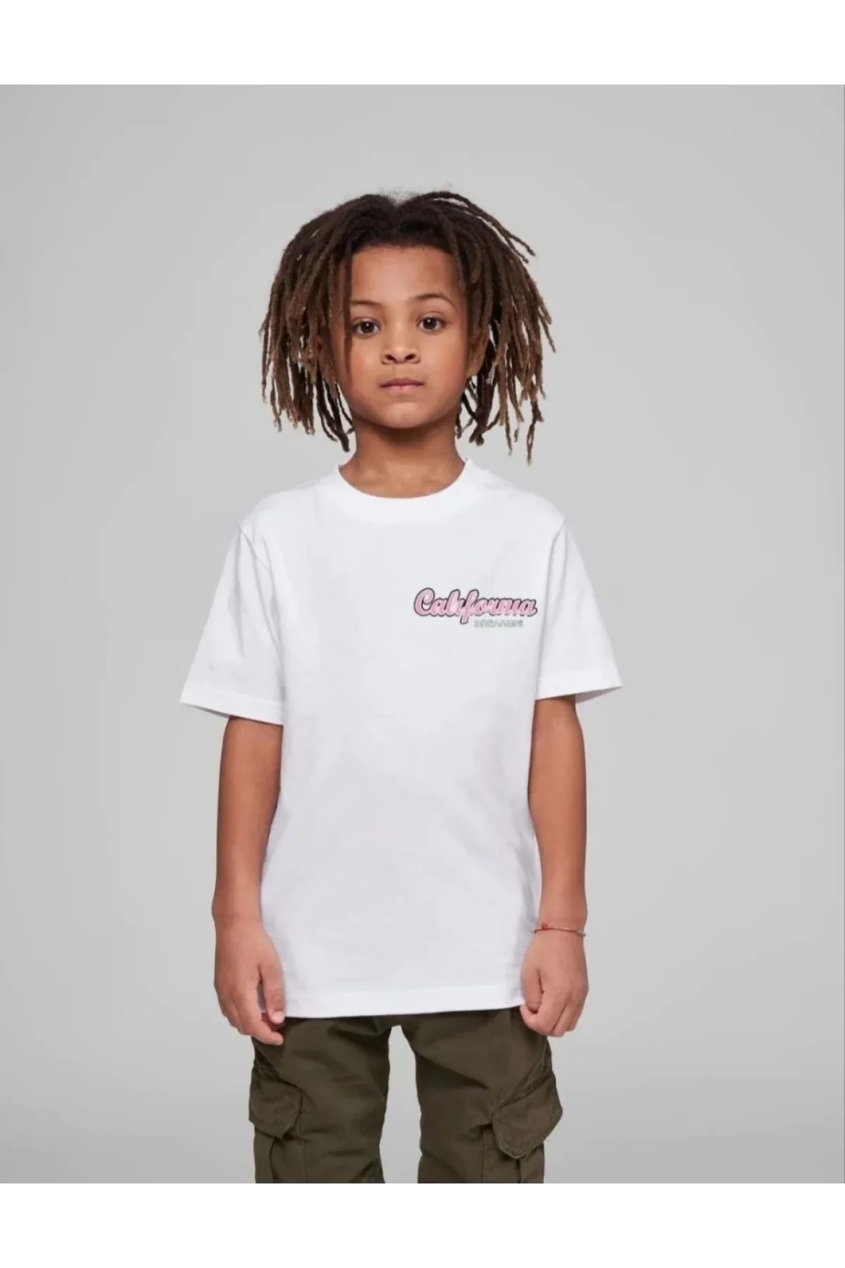 Çocuk Unisex Baskılı T-Shirt - Beyaz