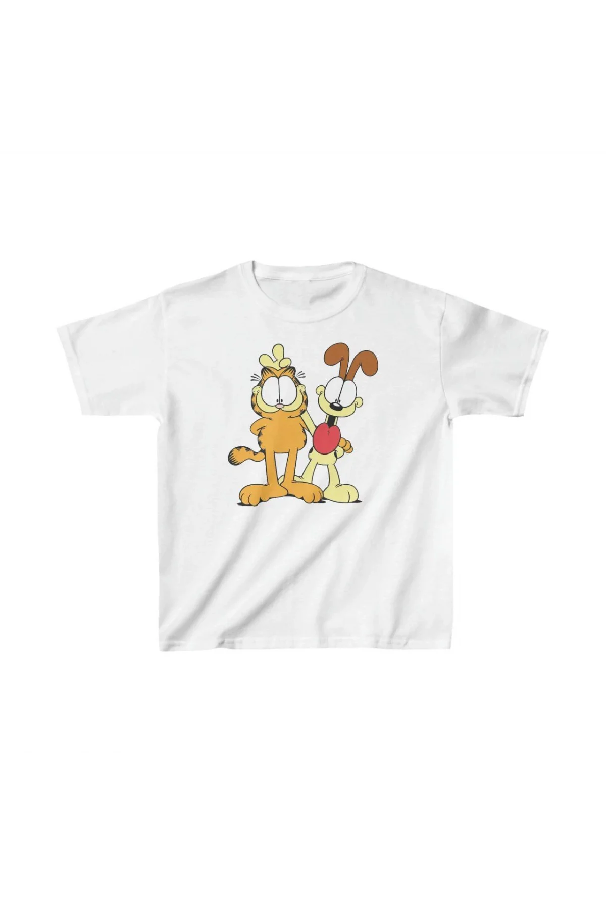 Çocuk Unisex Baskılı T-Shirt - Beyaz