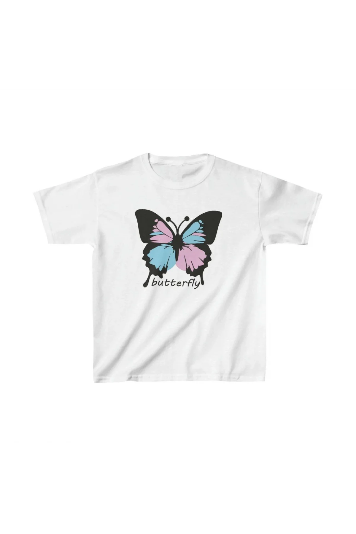 Çocuk Unisex Baskılı T-Shirt - Beyaz