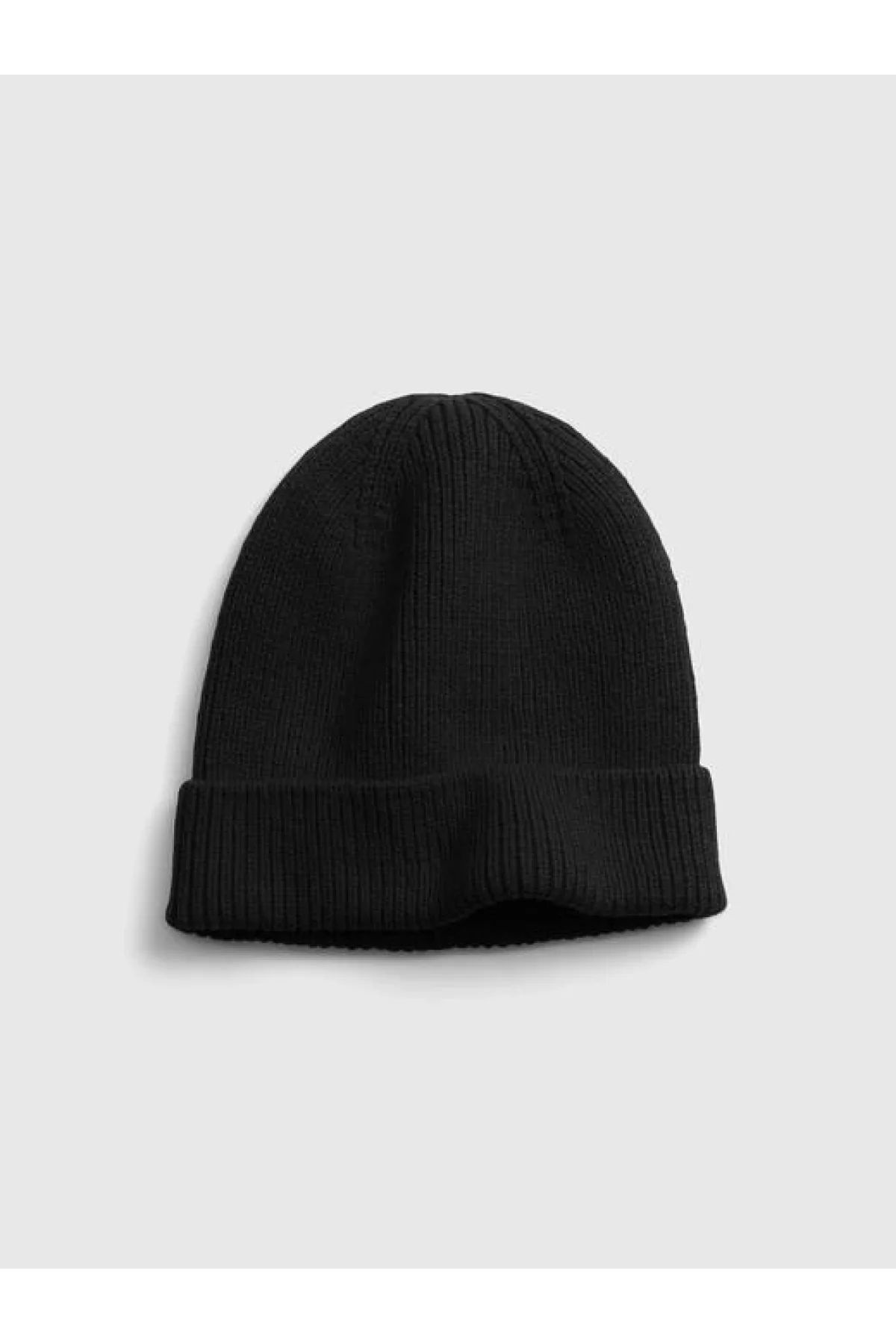 Erkek Katlamalı Basic Bere - Siyah