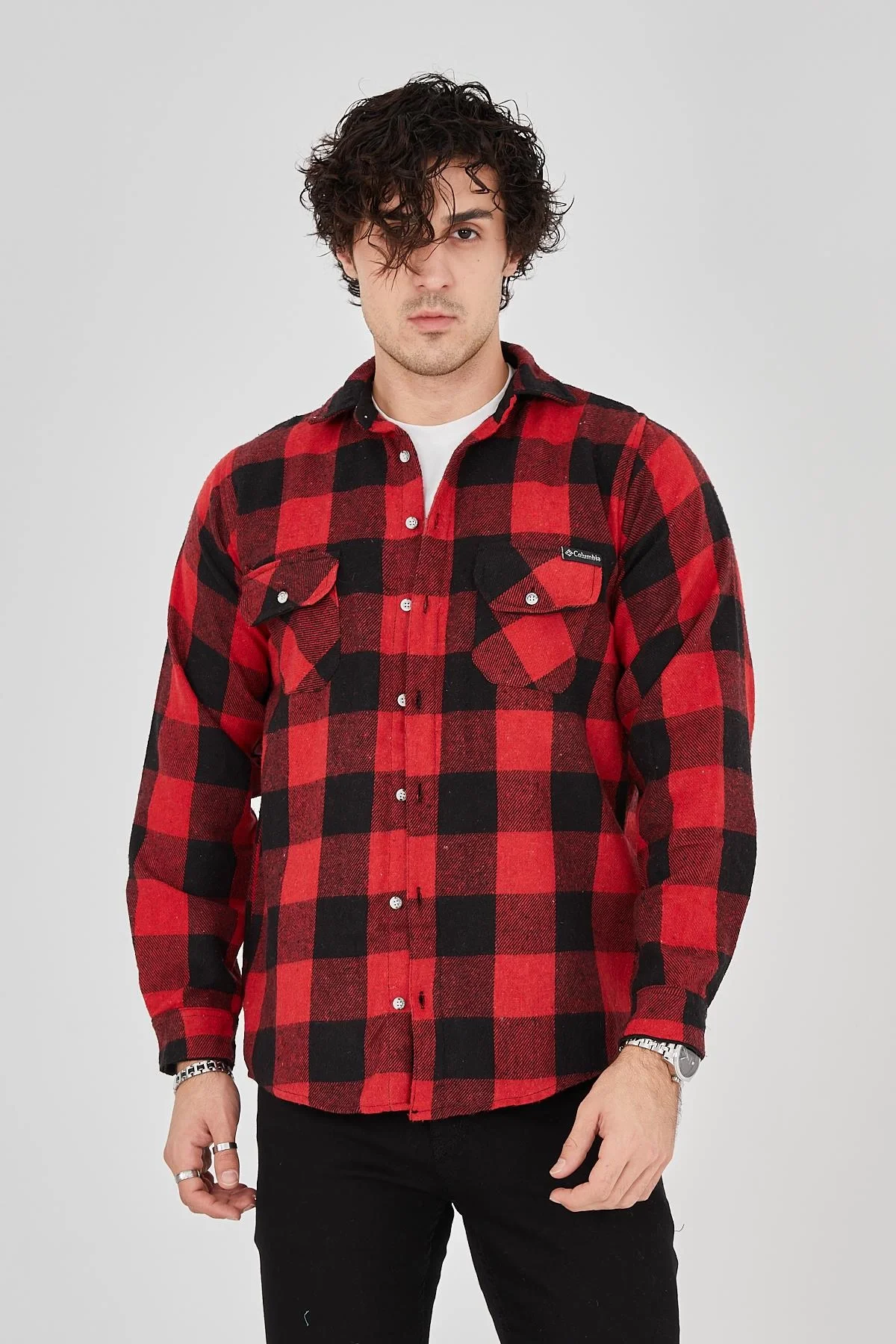 Erkek Oduncu Gömlek - Kırmızı