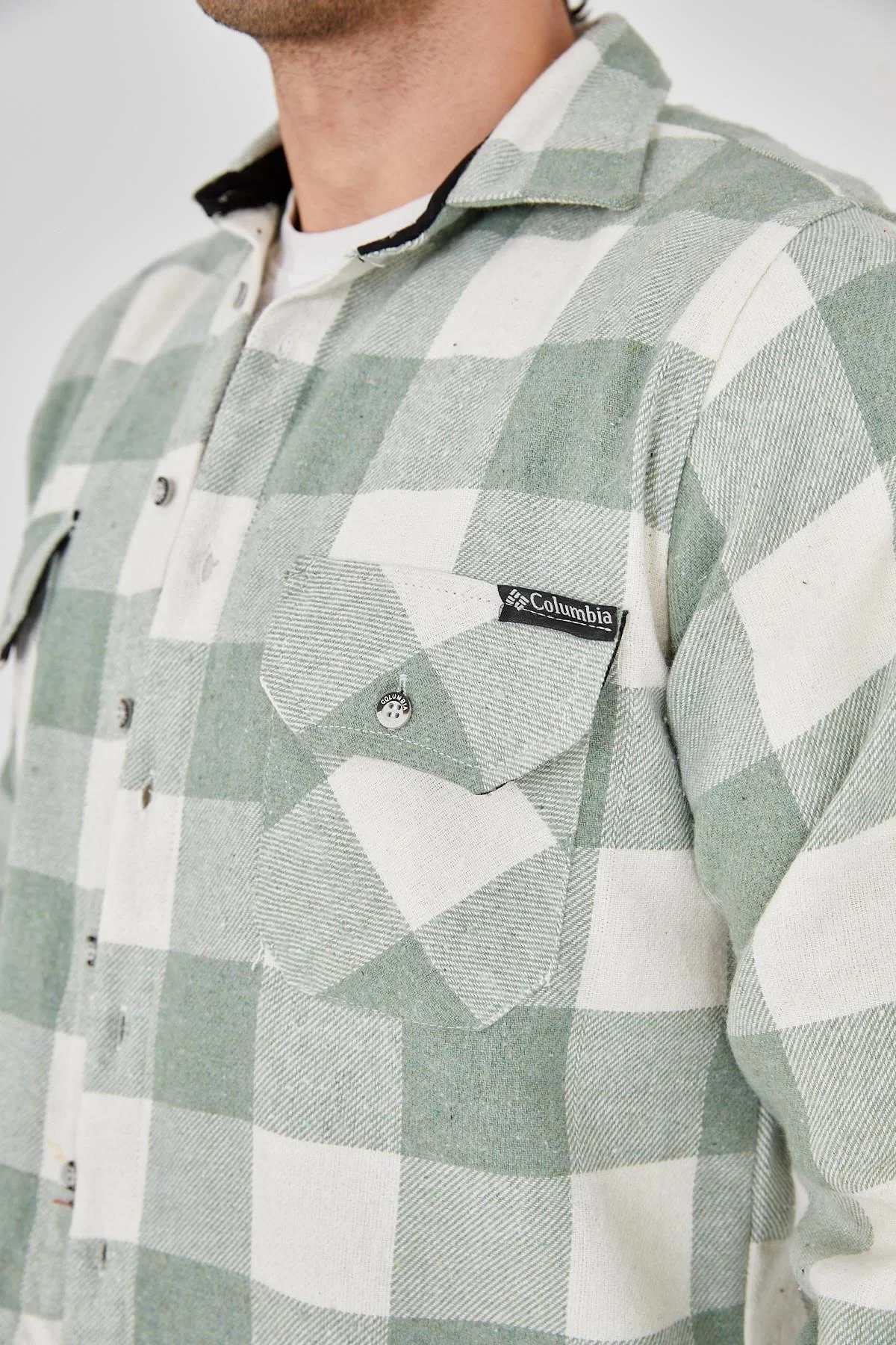 Erkek Oduncu Gömlek - Yeşil