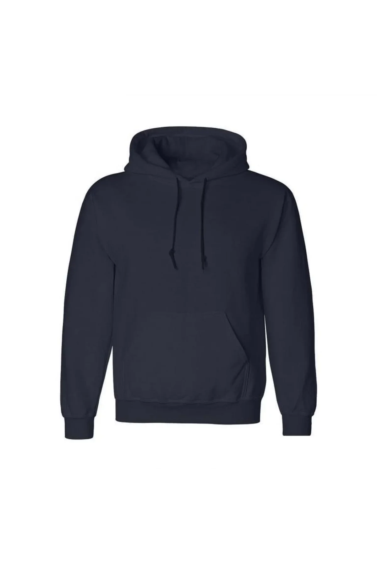 Erkek Uzun Kol Kapşonlu Basic Sweatshirt hoodie - Lacivert