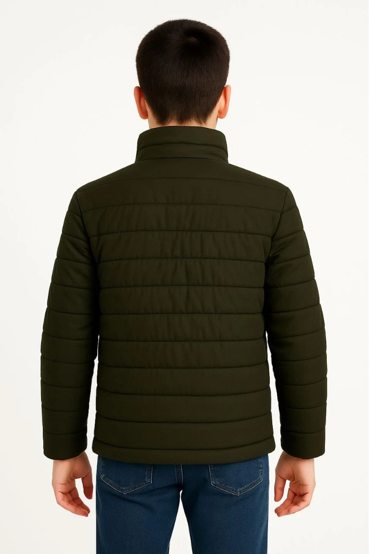 Kadın Bomber Mont Ceket – Su İtici Kumaş, Kapitone Astarlı, Fermuarlı, Kışlık - Haki