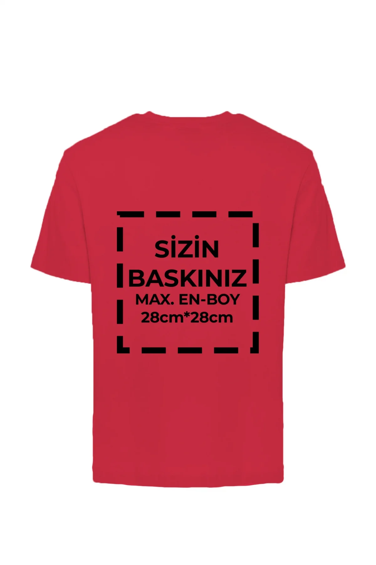 Tişört Tasarla 20/1 Kumaş - Kırmızı