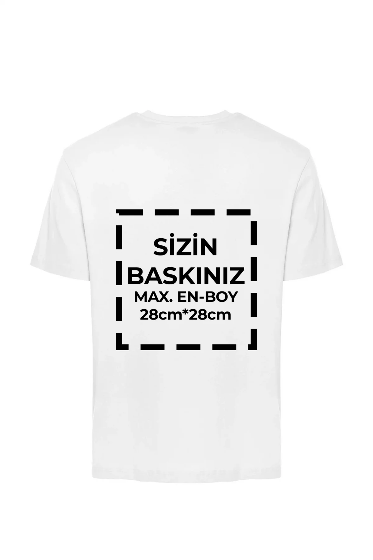 Tişört Tasarla 20/1 Kumaş - Beyaz