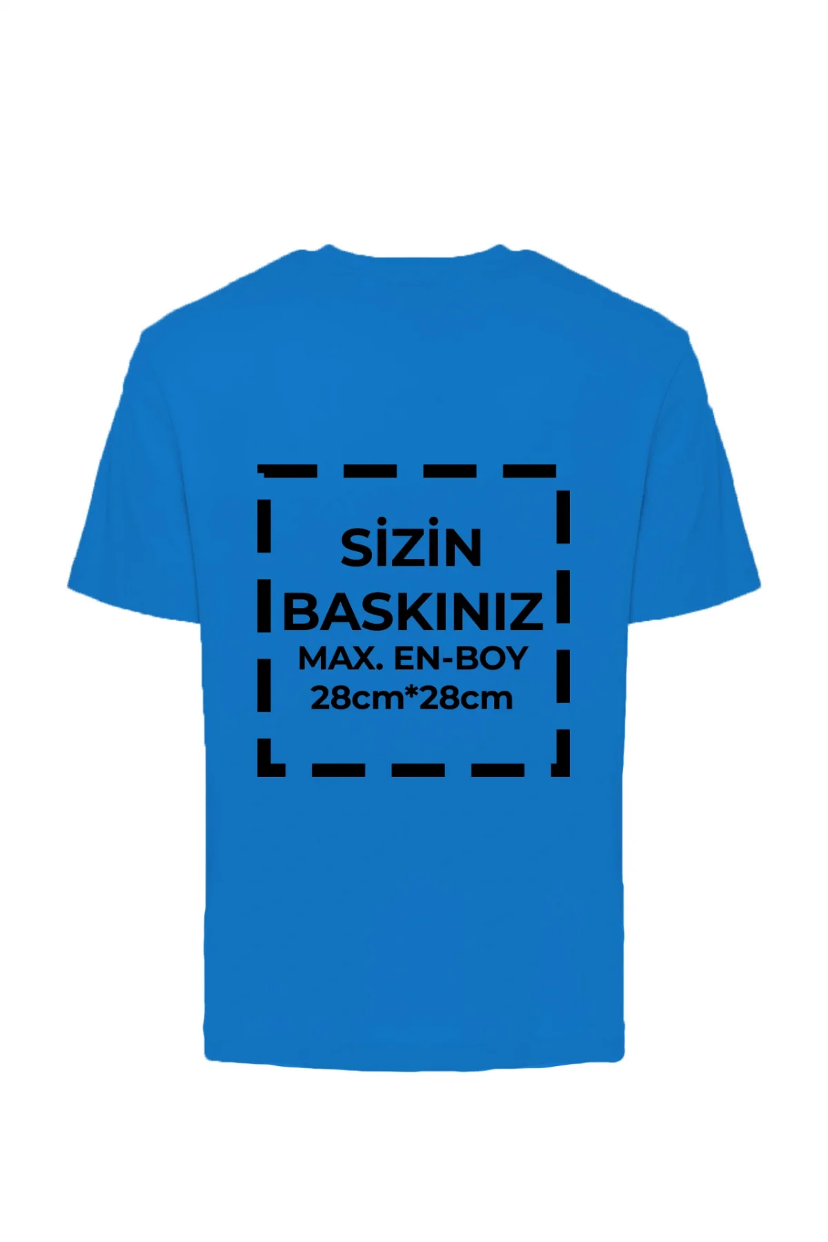 Tişört Tasarla 20/1 Kumaş - Mavi