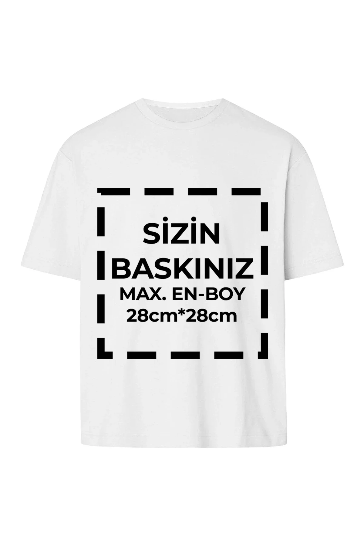 Tişört Tasarla 24/1 Kumaş - Beyaz