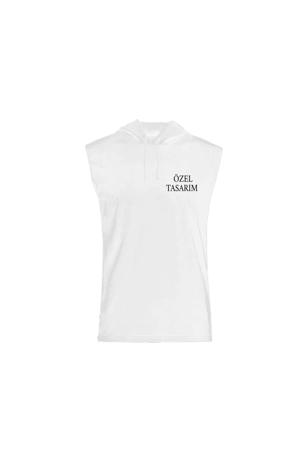 Tişört Tasarla Kapüşonlu Sıfır Kol Tişört