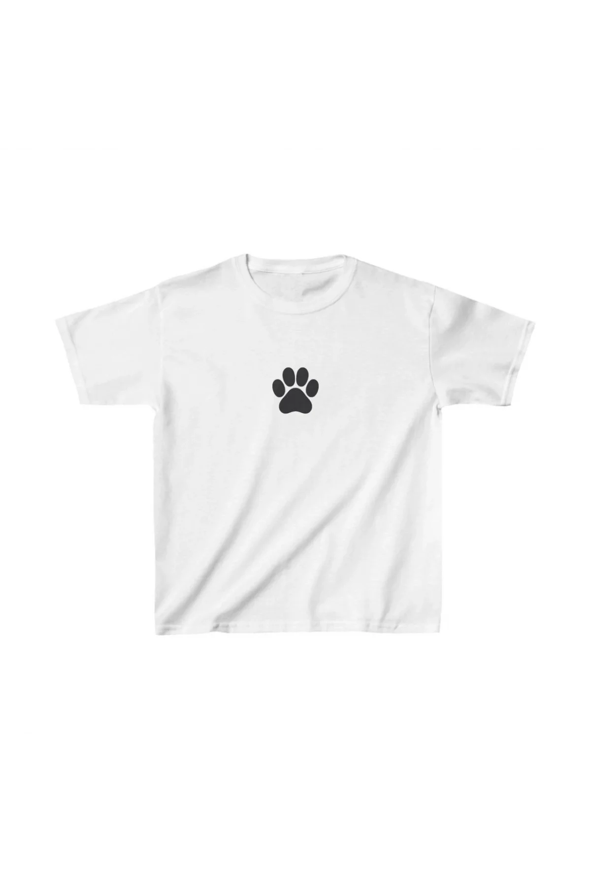 Unisex Çocuk Baskılı T-Shirt - Beyaz