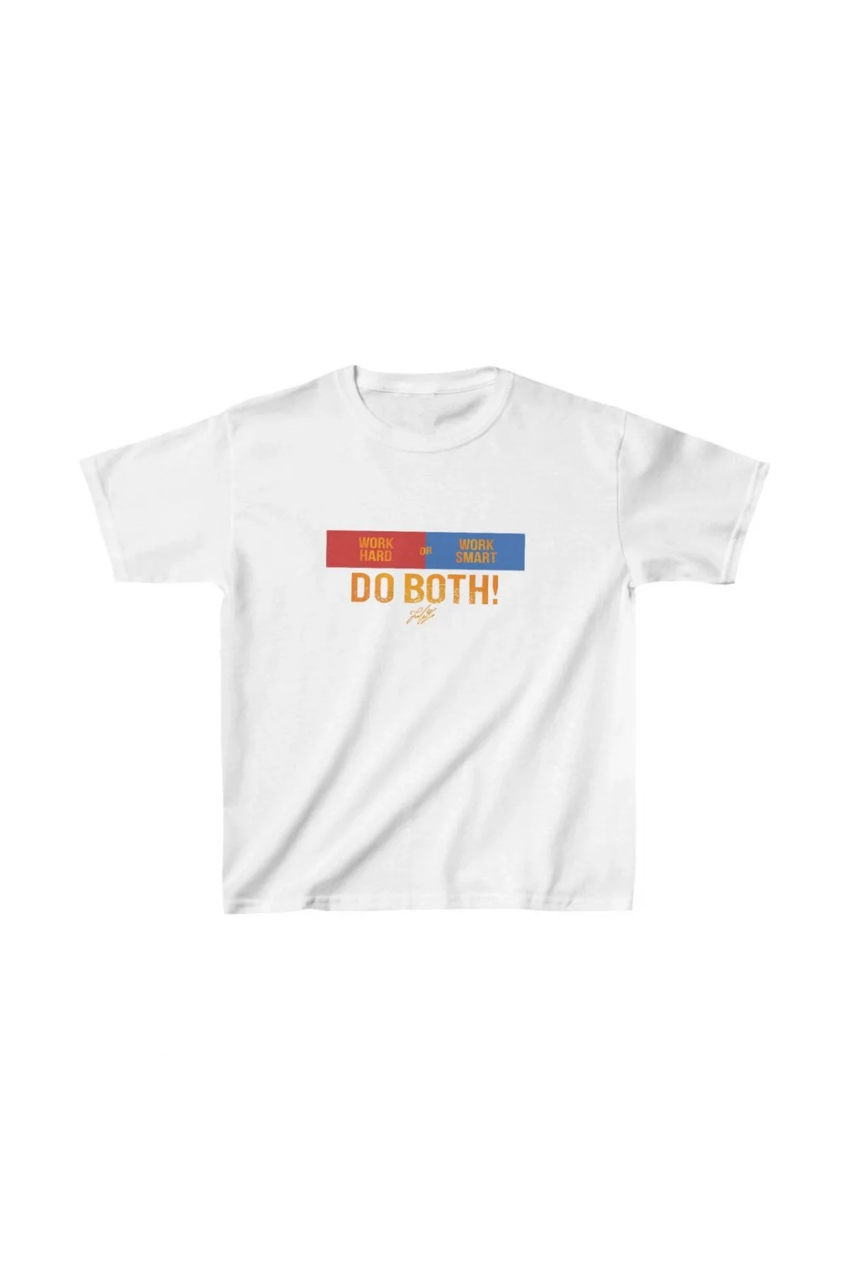 Unisex Çocuk Baskılı T-Shirt - Beyaz