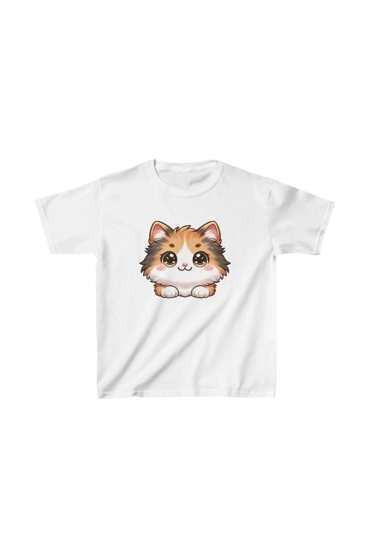 Unisex Çocuk Baskılı T-Shirt - Beyaz