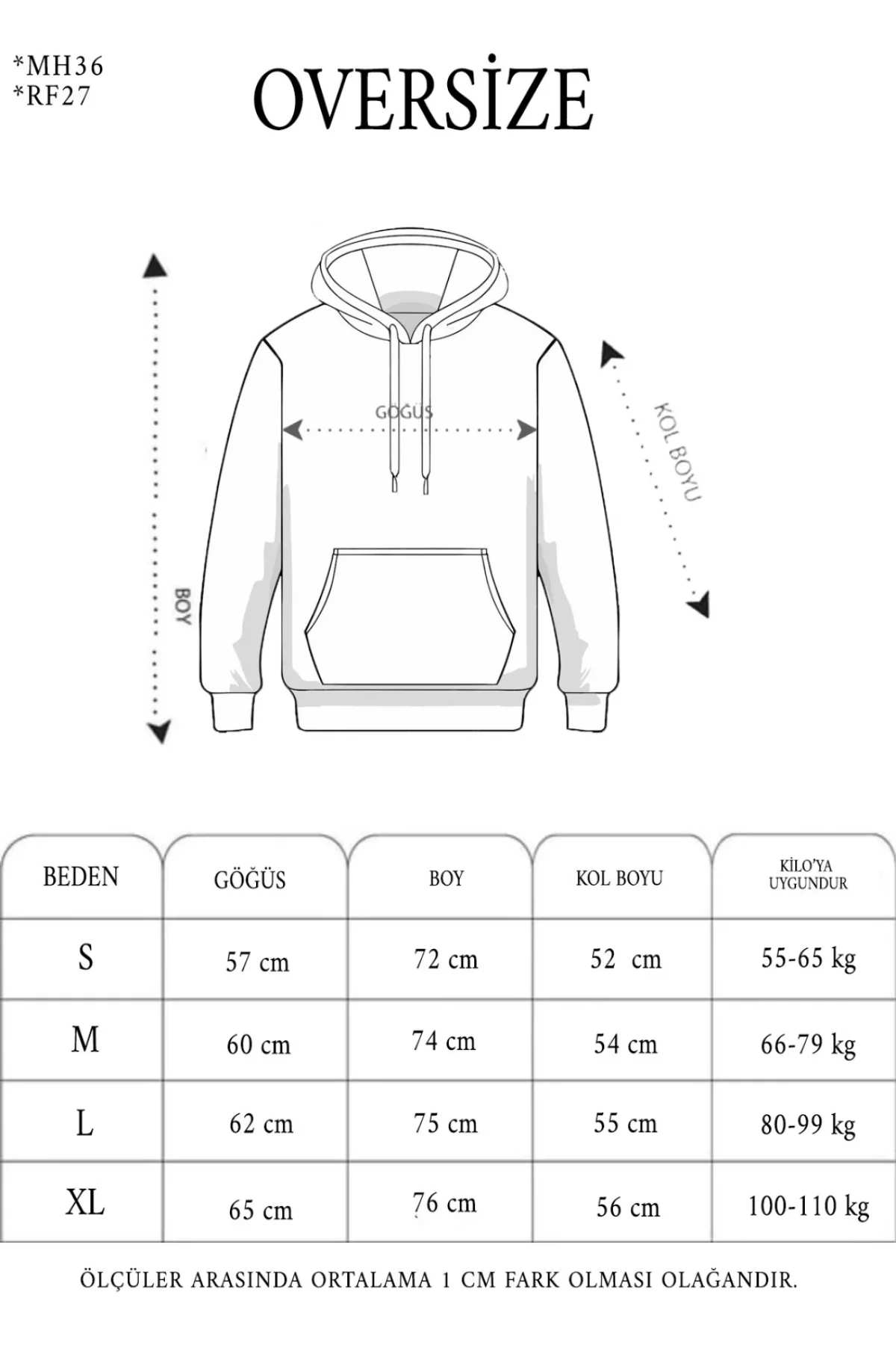 Unisex Double Oversize Kapşonlu Yıkamalı SweatShirt - Bej
