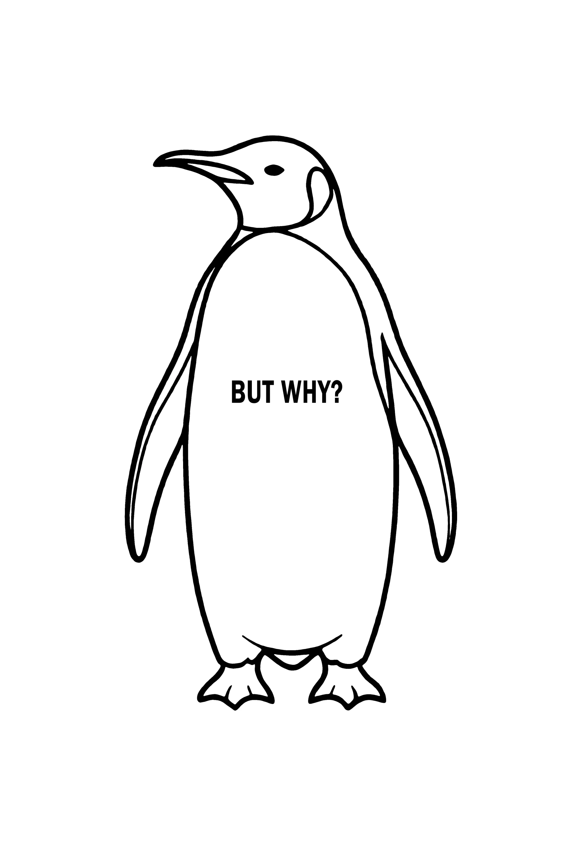 Erkek Nihilist Penguen Özel Tasarım Oversize Kapüşonlu Sweatshirt - Beyaz Görsel 3