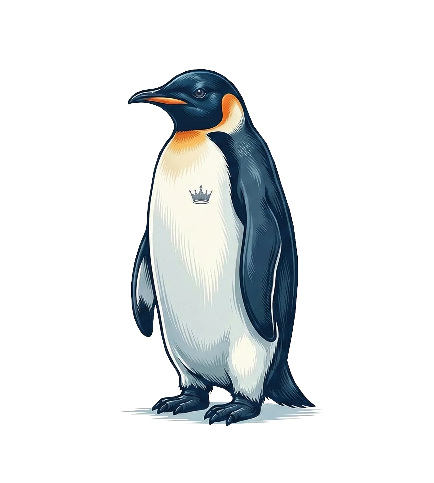 Siyah Oversize Hoodie - Sırt Baskılı "Survivor Penguin" Temalı, Felsefi Yazılı Kapüşonlu Sweatshirt - Siyah Görsel 3