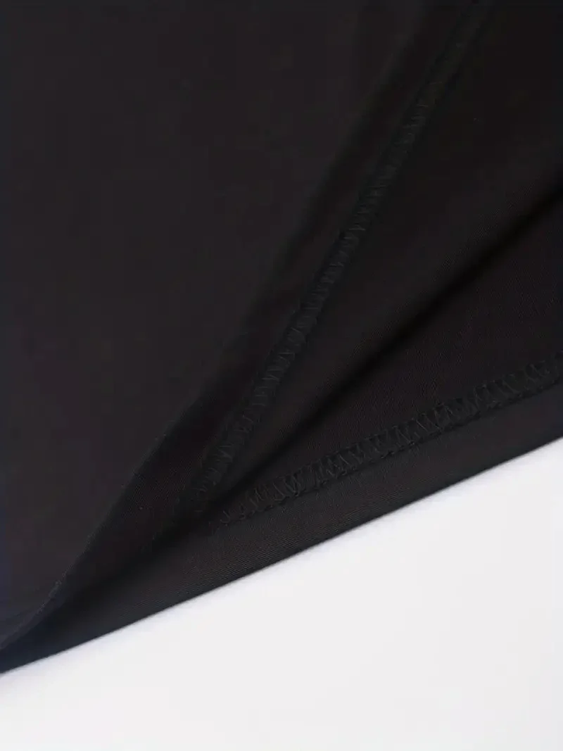 Sporda Günlük Hayata Giyilebilir GYM Baskılı Oversize Bisiklet Yaka Erkek T-shirt - Siyah Görsel 3