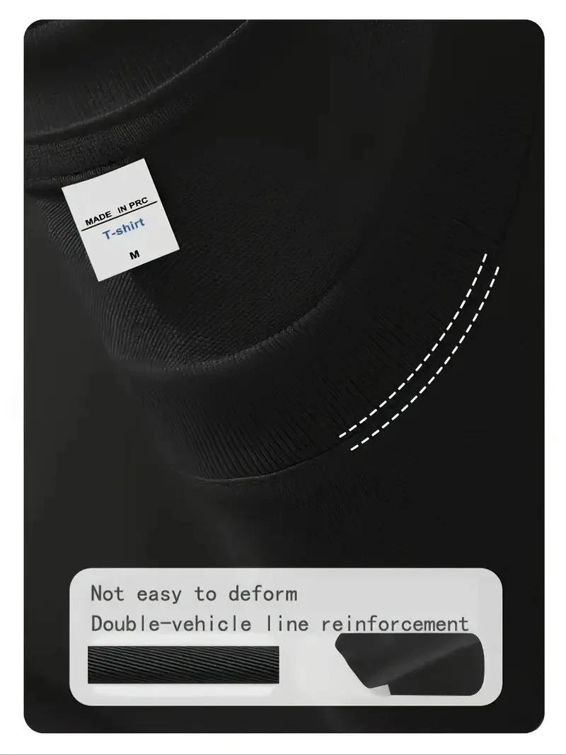 20/1 Penye Compack Day One Baskılı Oversize Bisiklet Yaka T-shirt - Siyah Görsel 4