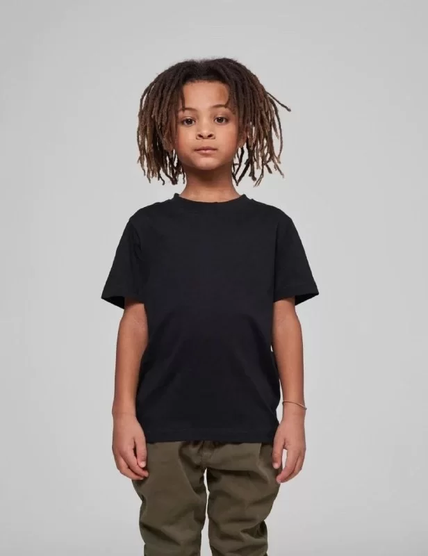 Çocuk Unisex Basic T-Shirt - Siyah