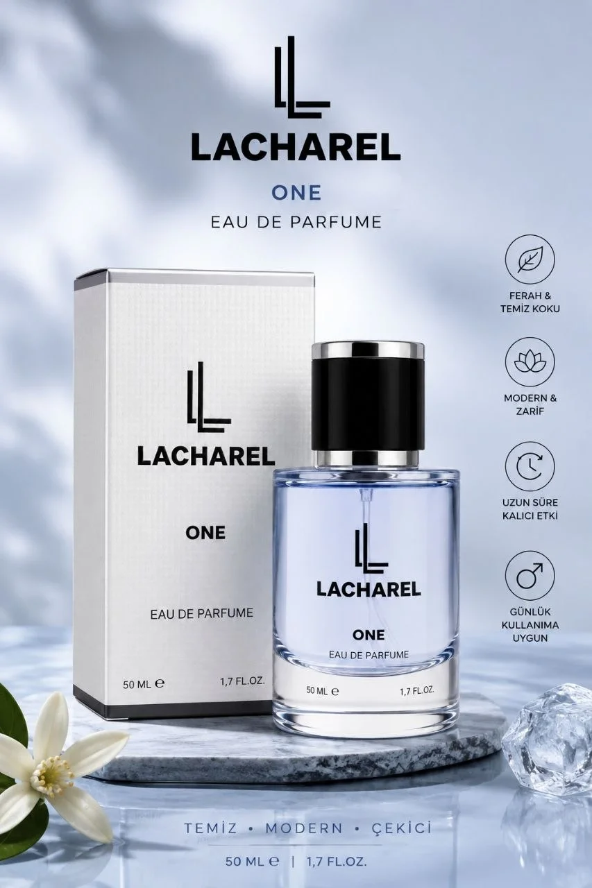 LACHAREL One Eau De Parfum 50 ML Temiz Modern ve Çok Yönlü Günlük Parfüm
