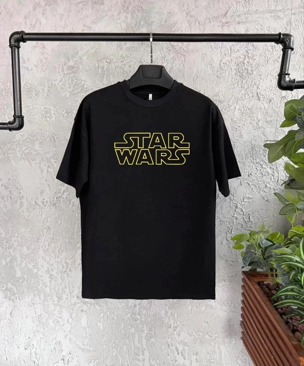 Star Wars Baskılı Çocuk T-Shirt - Siyah