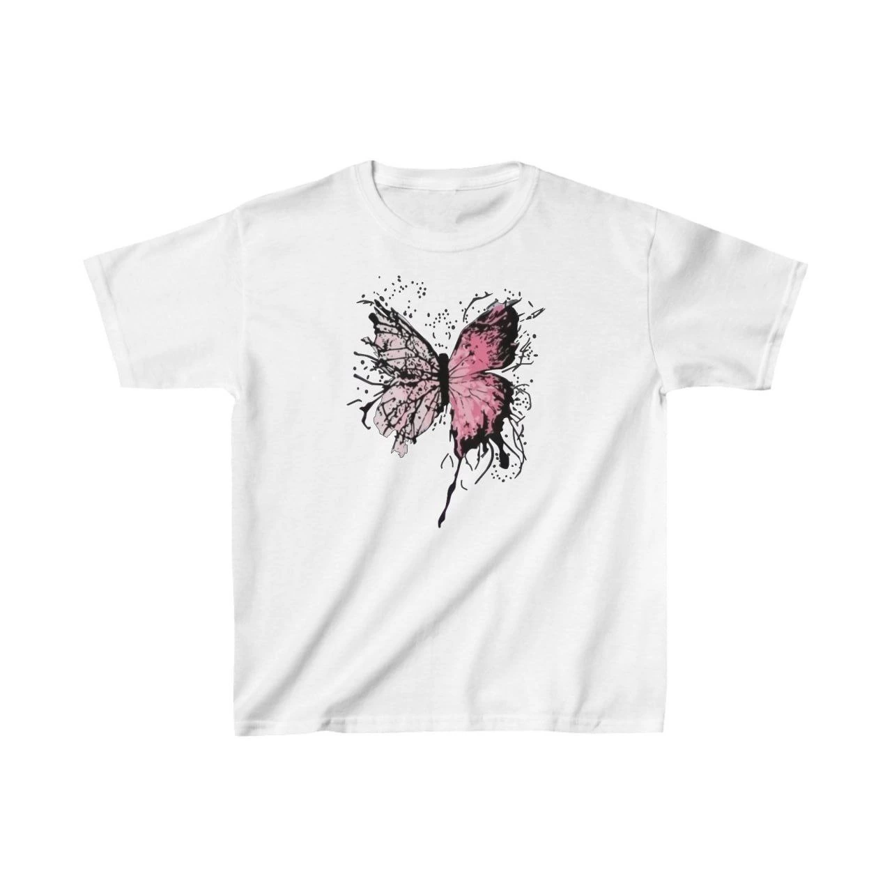 Kids Girl Printed T-Shirt - White