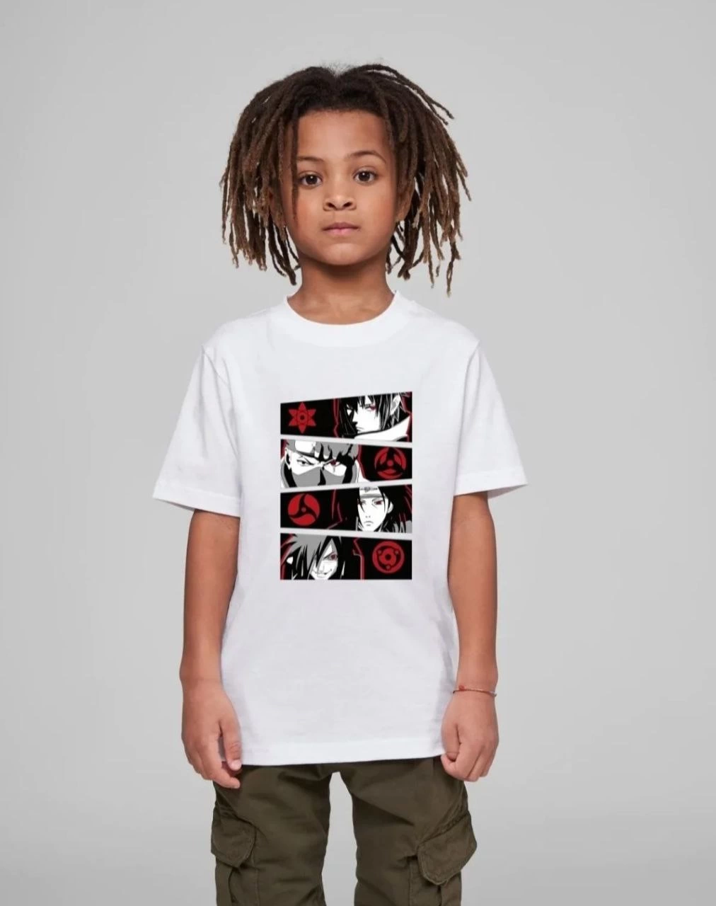 Kids Unisex Printed T-Shirt - White