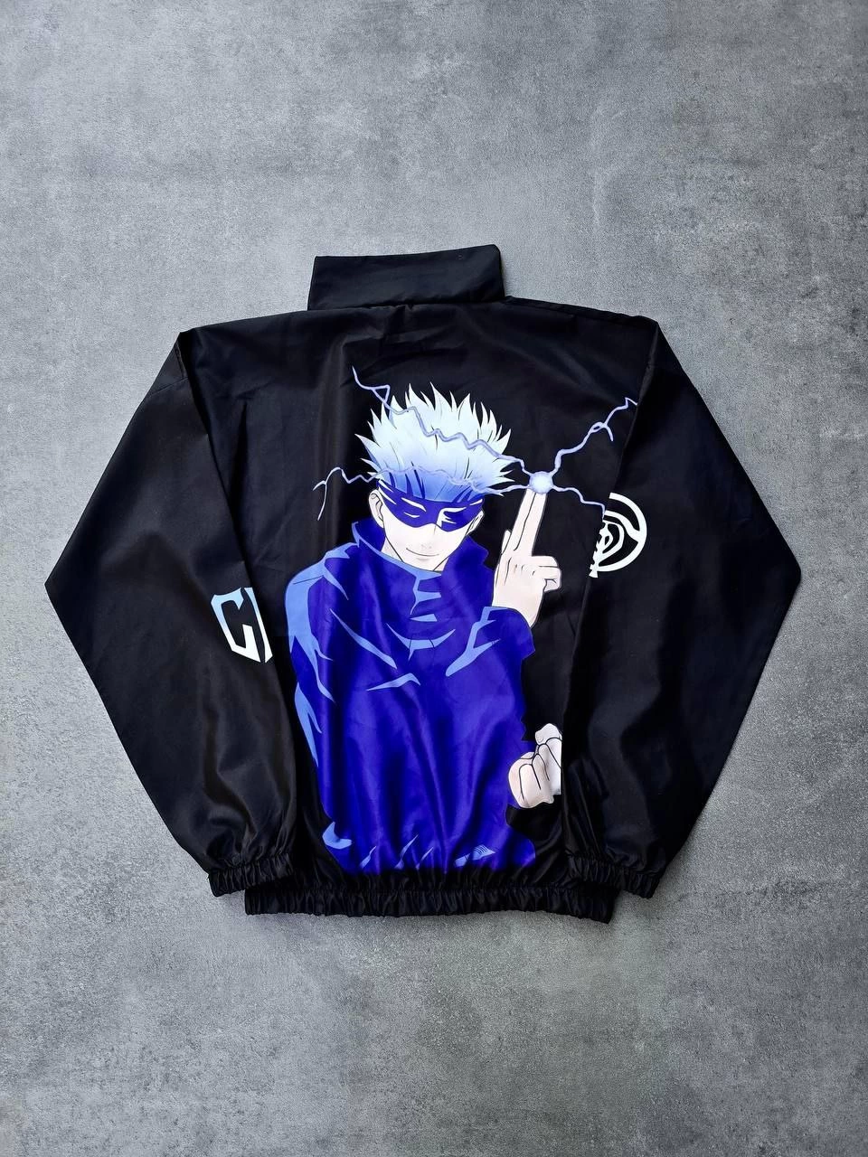 Zipper Digital Printed Wind - Black