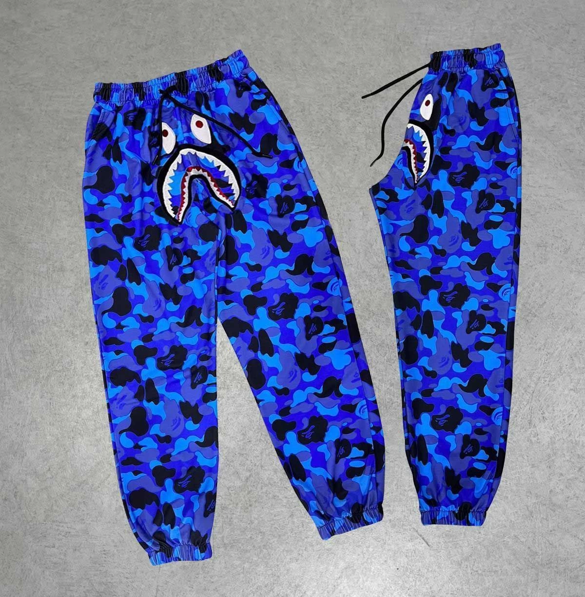 Two Yarn Seasonal Bape Transported Pair Pants - Blue