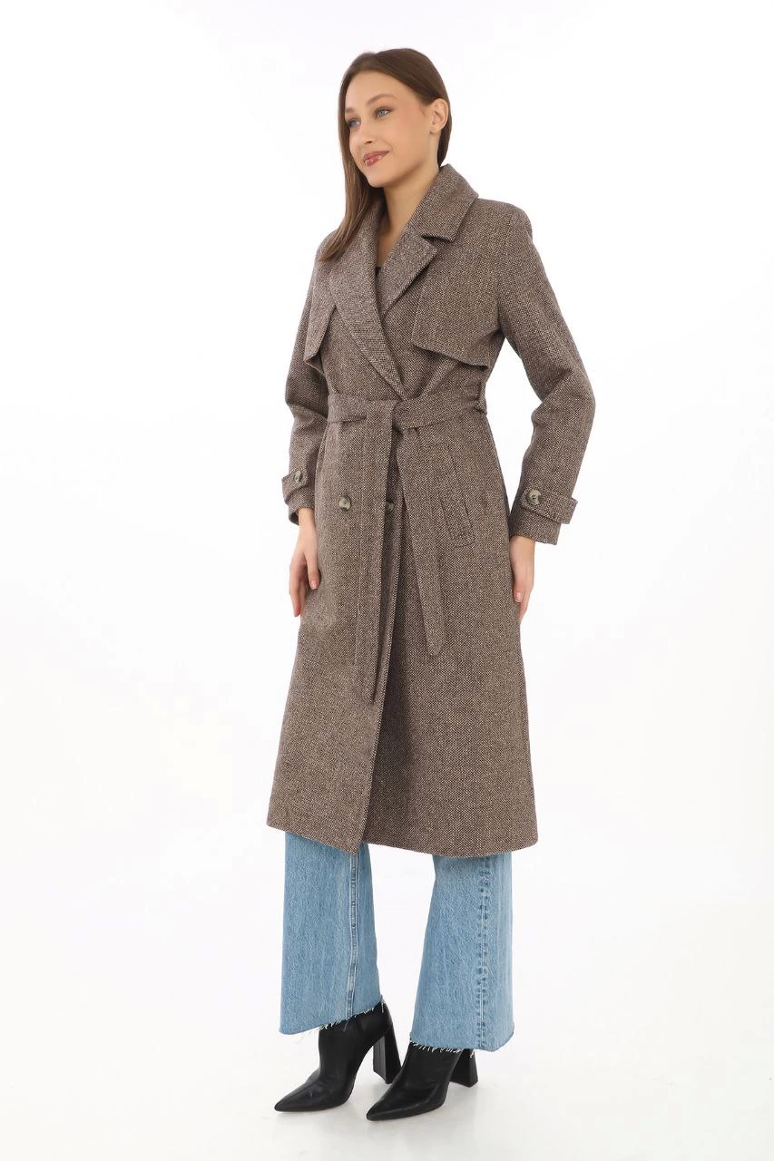 Women's Fish Back Cashmere Long Eyebrow - Mink