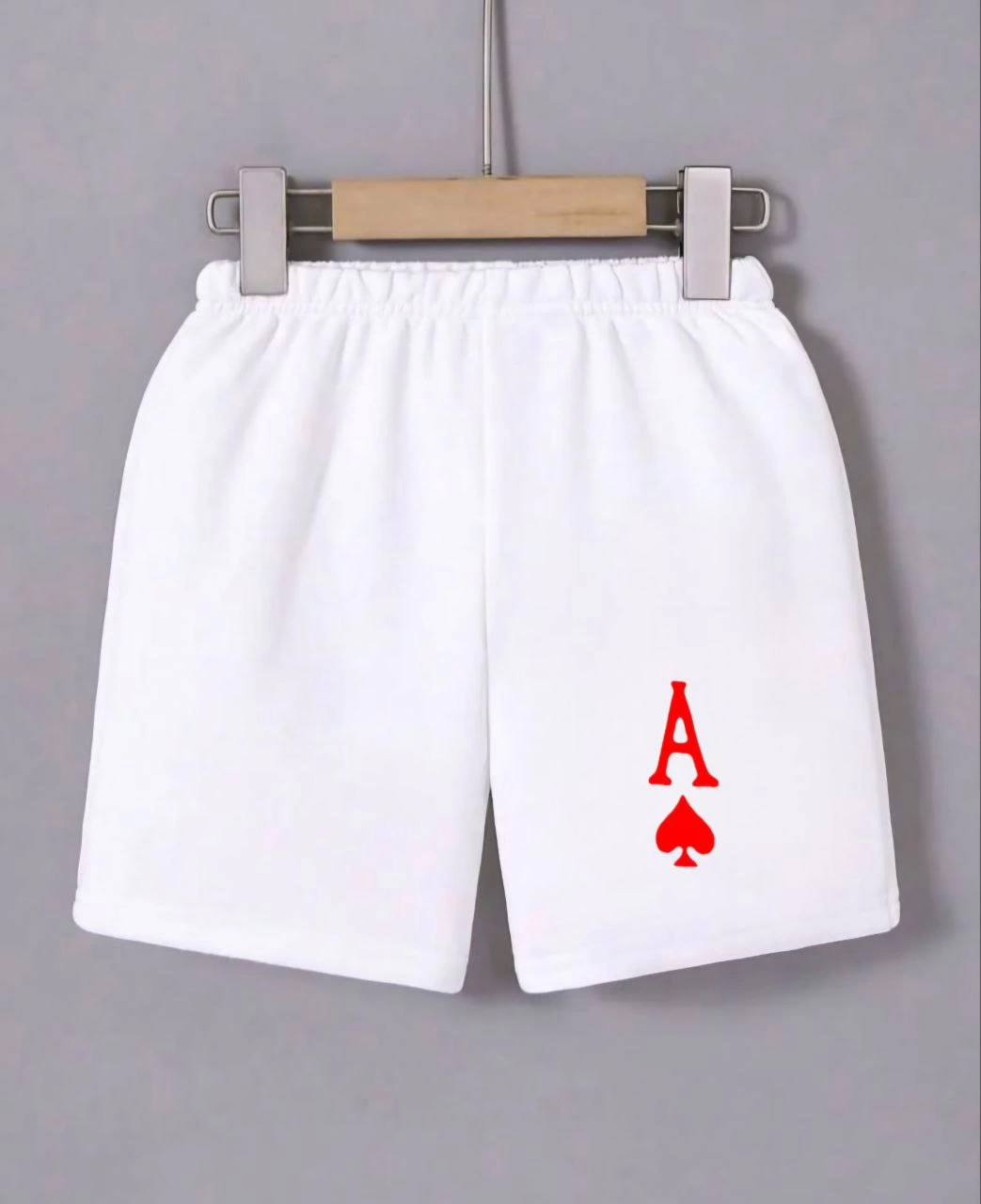 Women Beli Rubber Printed Mini Shorts - White