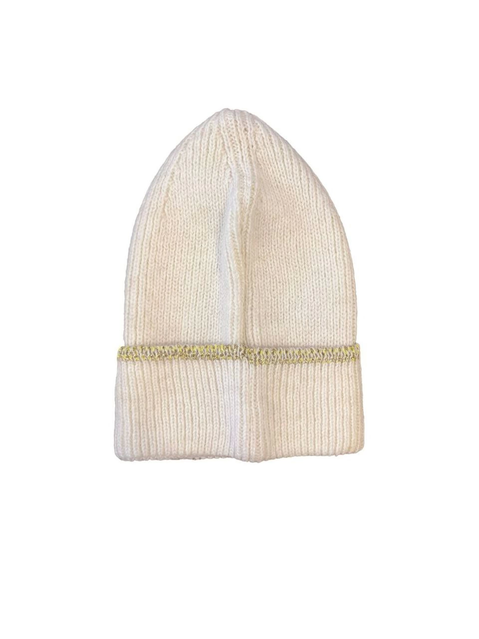 Women Woven Simli Sweater Bere - White