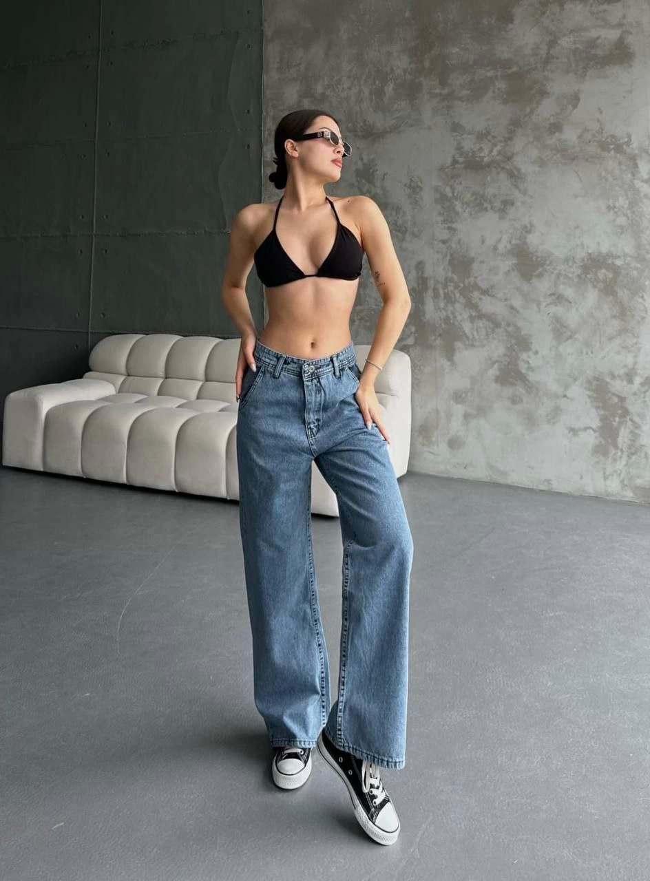 Women Palazzo Jeans - Blue