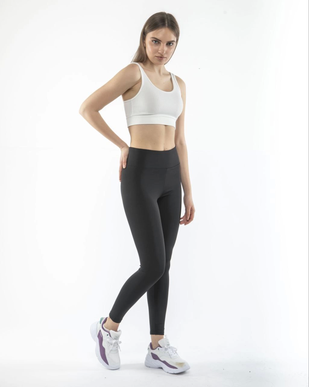 Women High Waist Wide Belt Submersible Thai - Black