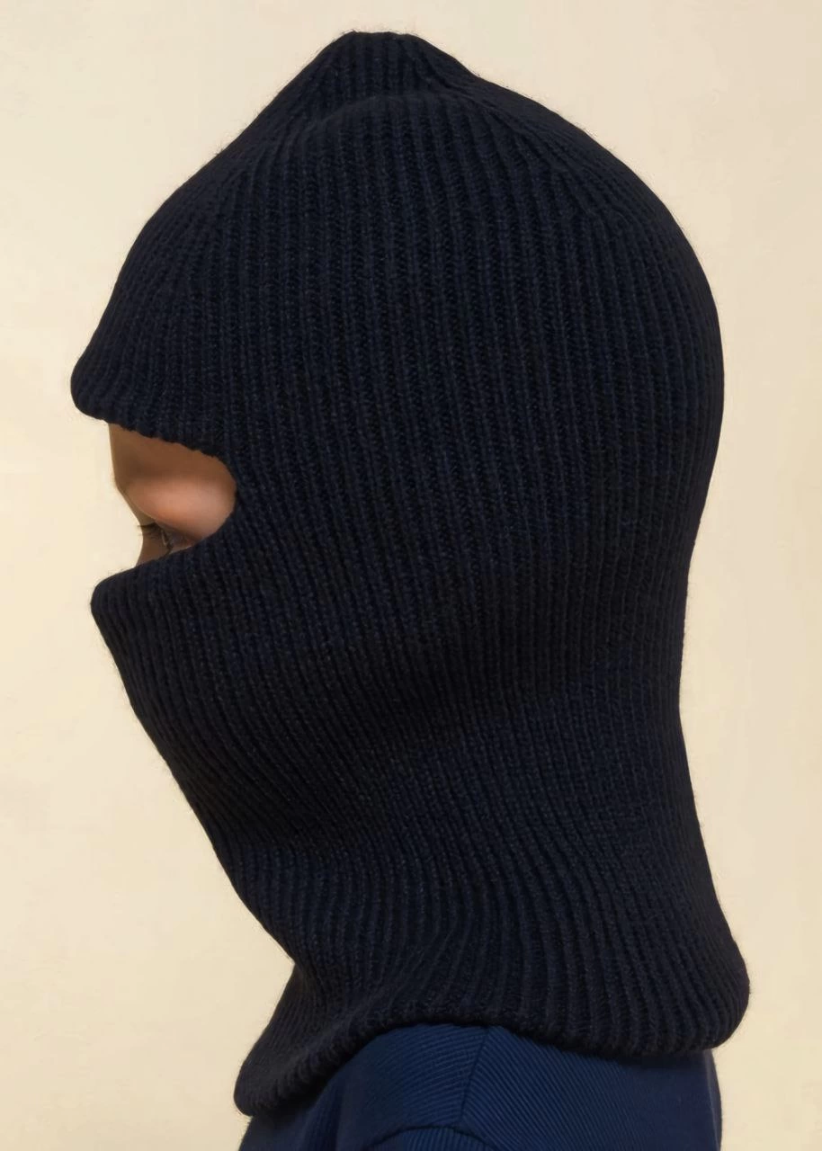 Winter Snow Mask Children Sweater Bere - Black