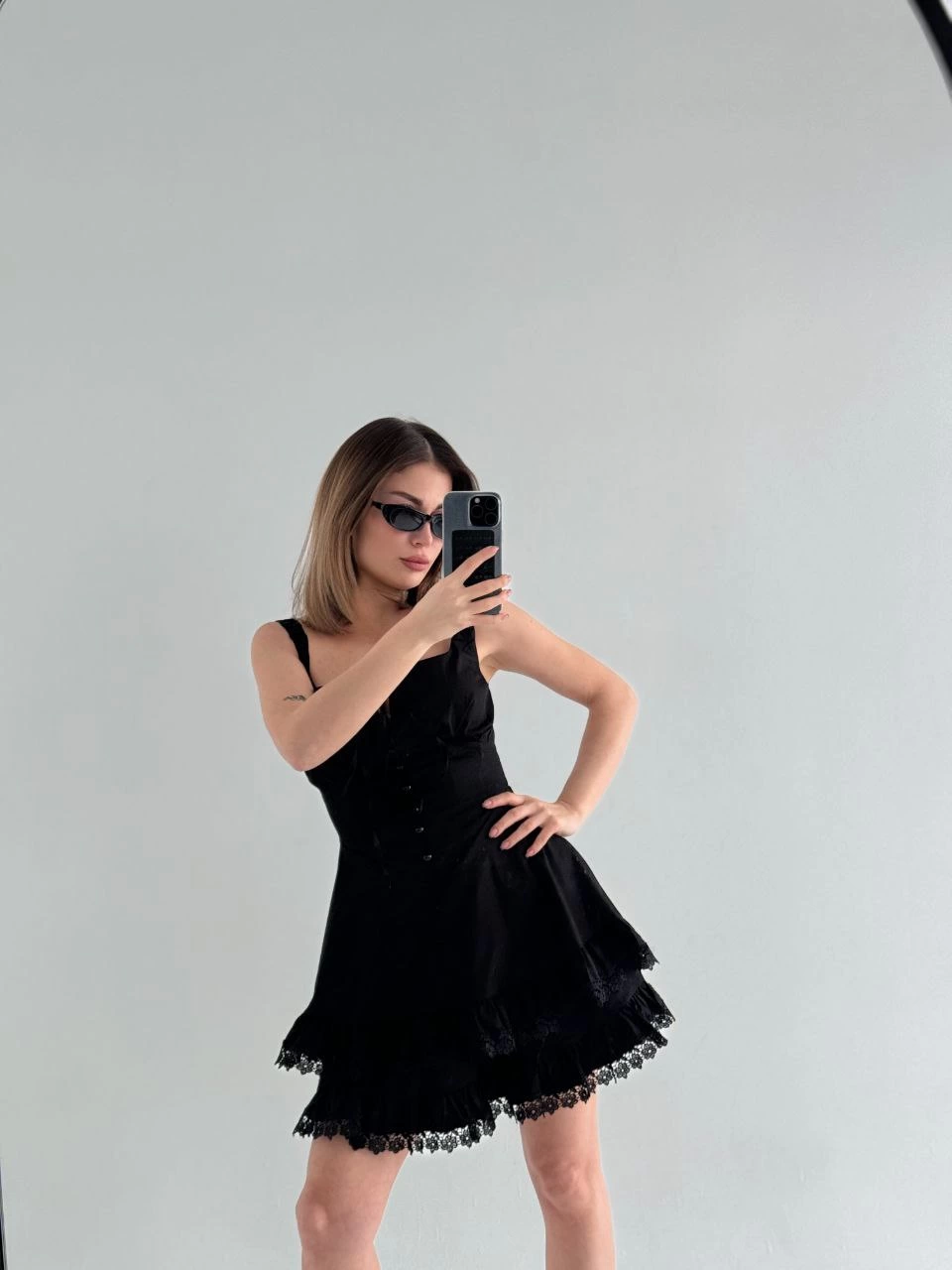 Mini Hanger Dress - Black