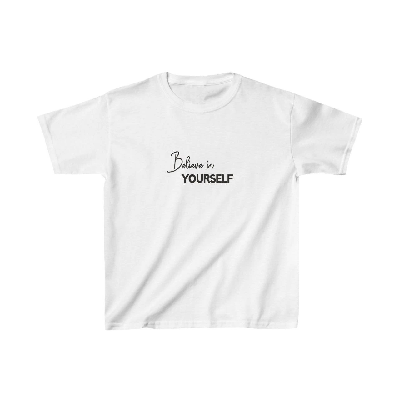 Unisex Kids Printed T-Shirt - White