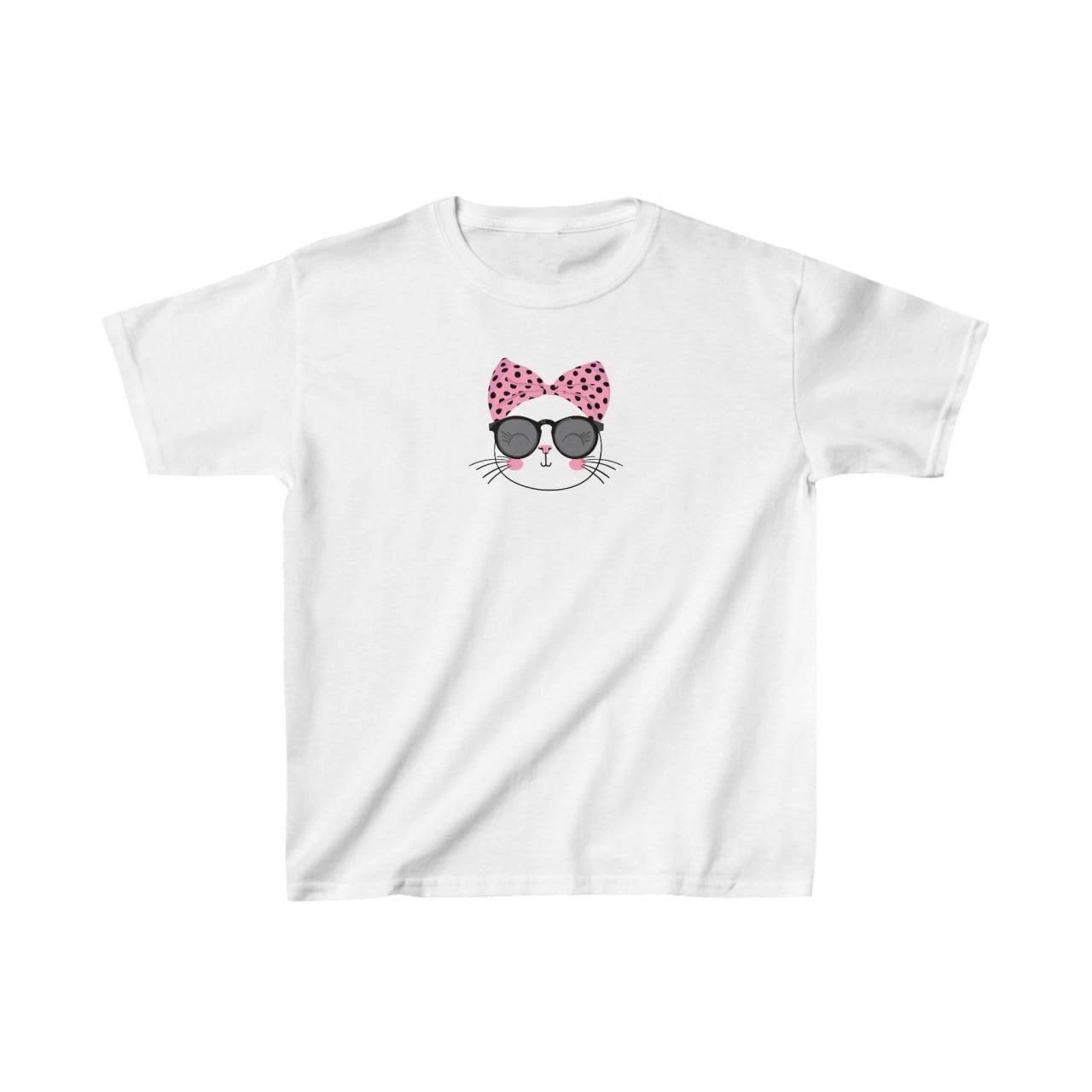 Unisex Kids Printed T-Shirt - White