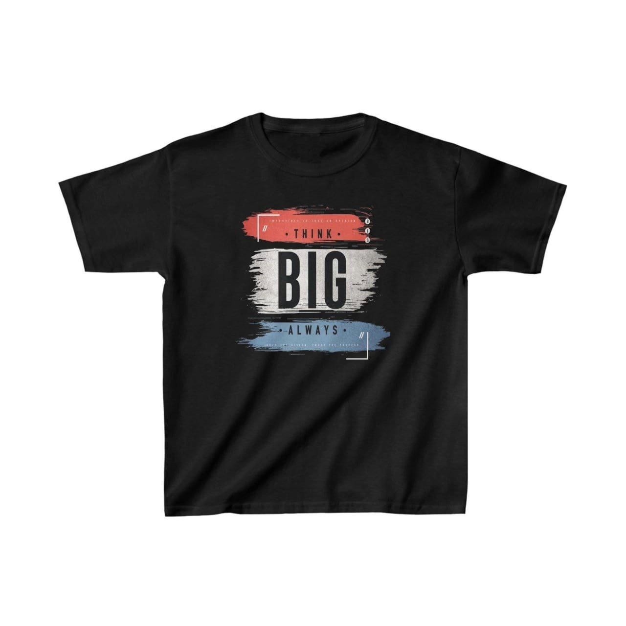 Unisex Kids Printed T-Shirt - Black