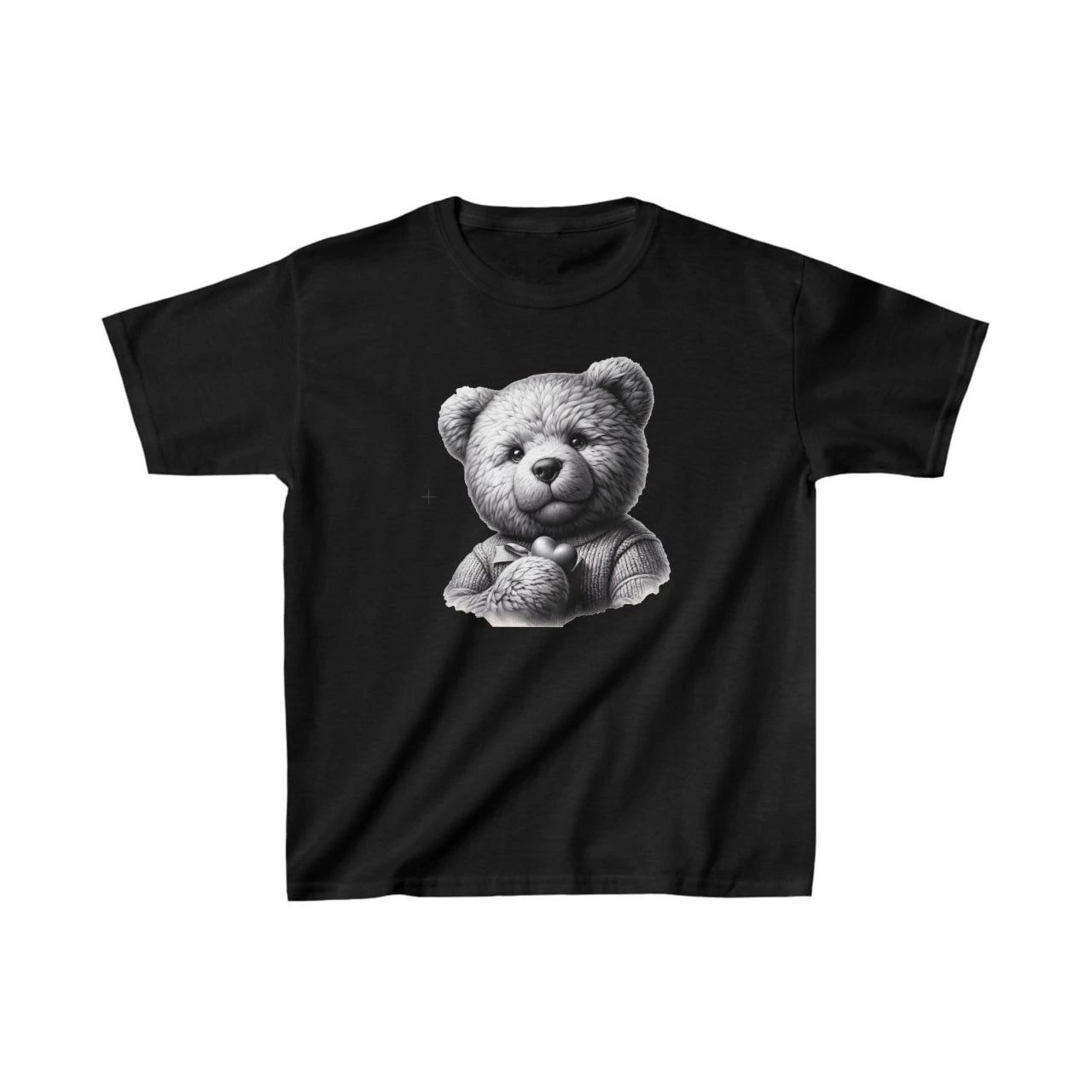 Unisex Kids Printed T-Shirt - Black