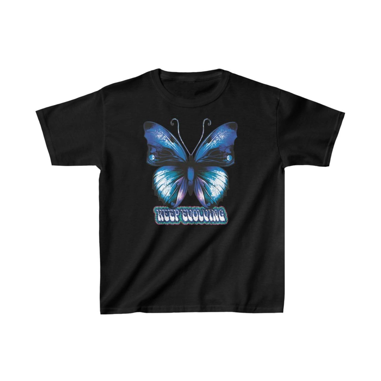 Unisex Kids Printed T-Shirt - Black