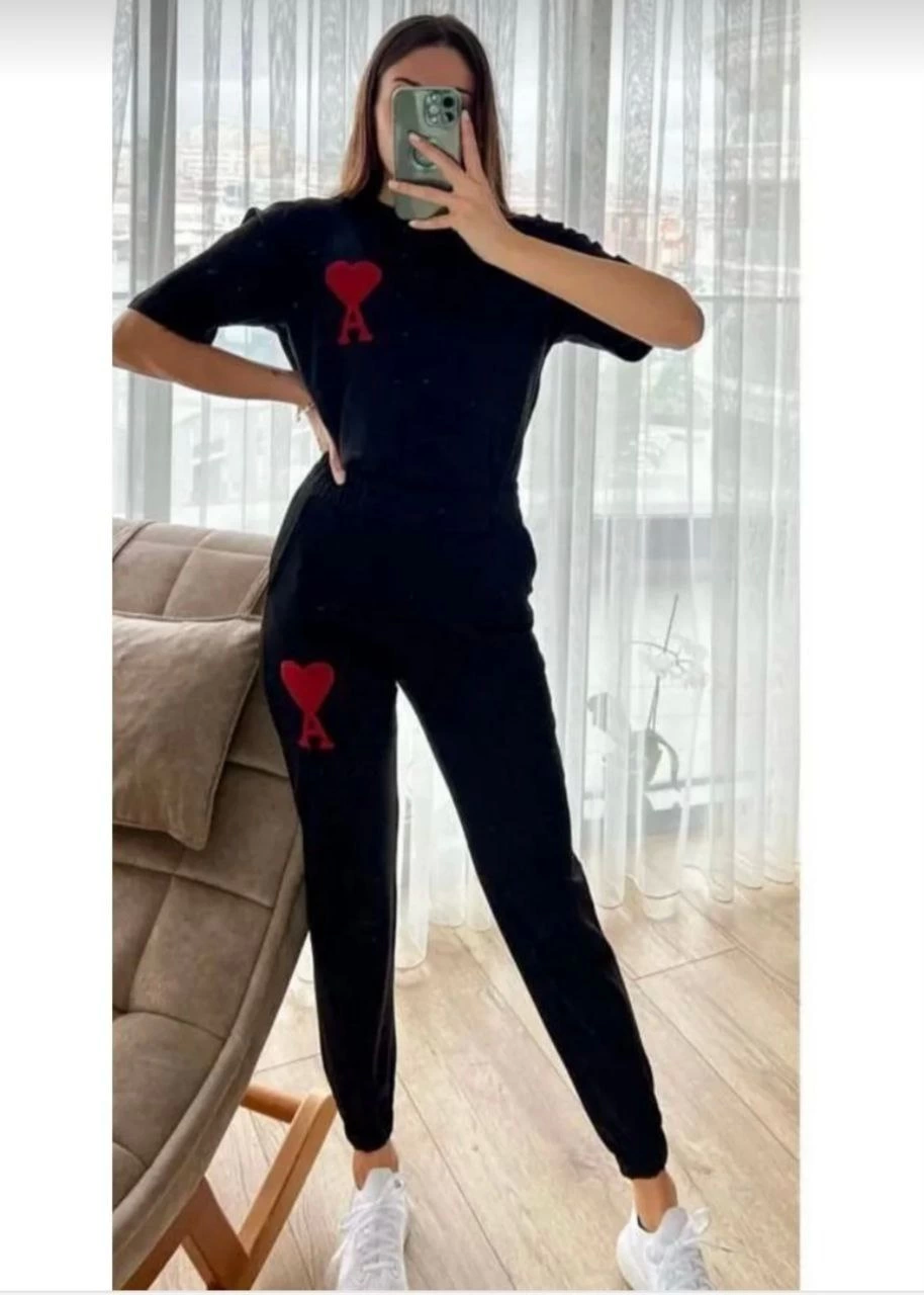 Unisex Paçasi Tired Suit Bottom - Black