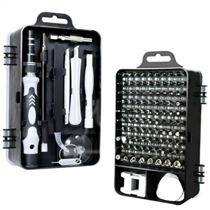 115 Parça Manyetik Uçlu Hassas Tornavida Seti