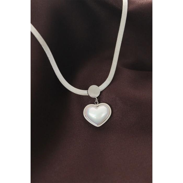 316l Çelik İtalyan Zincir Kalp Kolye