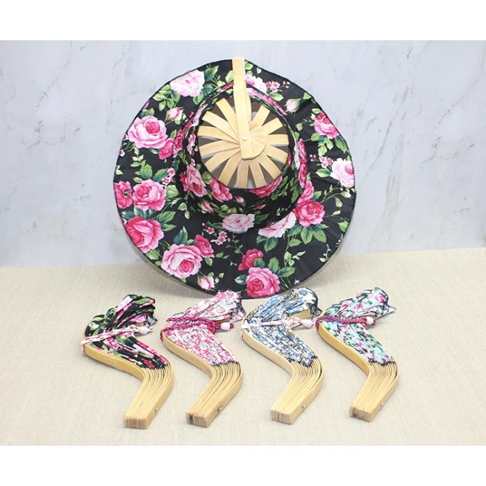 Ahşap Şapkalı Yelpaze